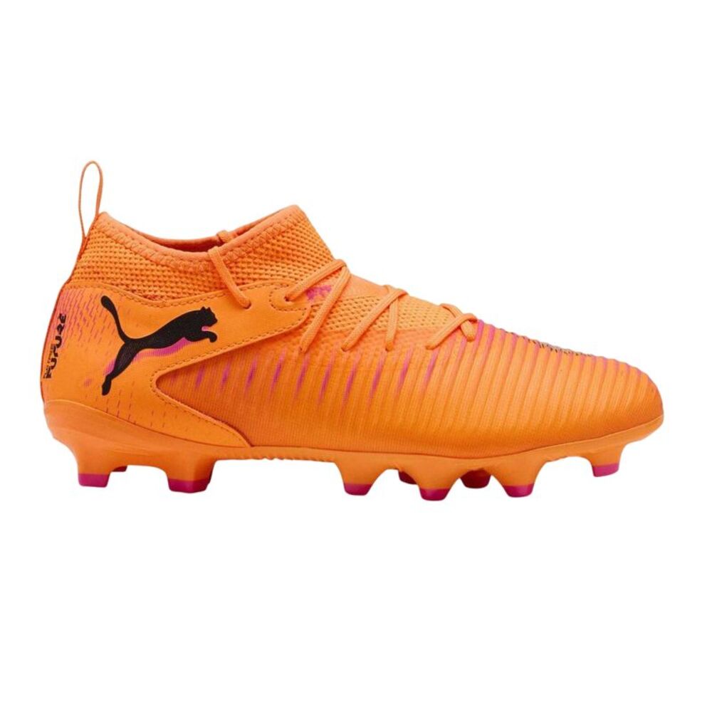 Puma Childrens/Kids Future 8 Match Artificial Ground Football Boots / Orange/Bla